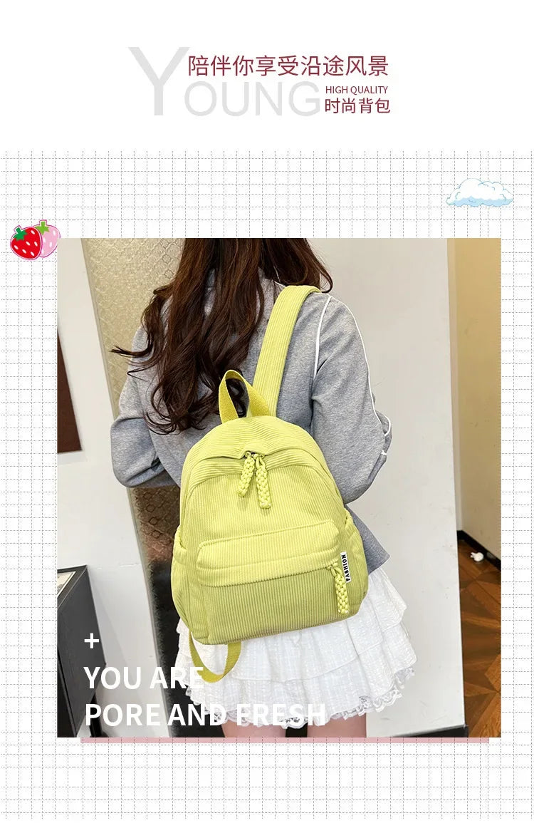 Fashion Travel Girl Book Bag Large Capacity Student Backpack College School Bag Women Backpacks for Commuting bolsa feminina