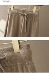 Wool A-Line Midi Skirt – Women's Knit Autumn Winter