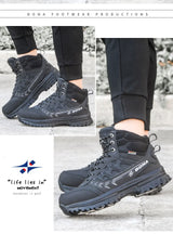 BONA 2023 New Designers Brand Winter Warm Boots Men Plush Nubuck Snow Boots Man High Quality High Top Boots Mansculino Sneakers
