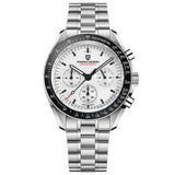 PAGANI DESIGN 2026 New Moon Men's Watches Luxury Quartz Watch For Men VK63 Chronograph AR Sapphire Mirror Ceramic Bezel Luminous