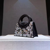 Designer Brand Сумка Женская Fashionable Rhinestone Handbag Crossbody Bags for Women
