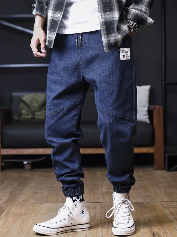 Men’s Relaxed Fit Cargo Harem Jeans