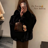 Women's Faux Mink Fur Coat – Loose Fit