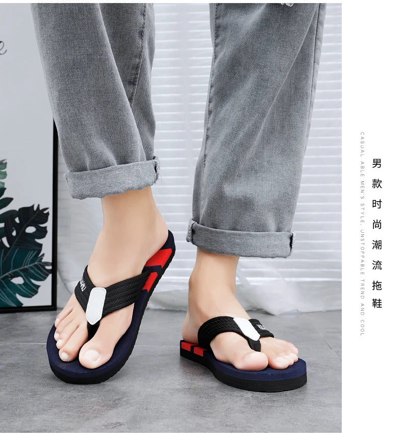 Men's EVA Flip Flops — Lightweight Non-Slip Beach & Indoor Slides