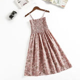 Summer Chiffon Spaghetti Strap Mini Dress