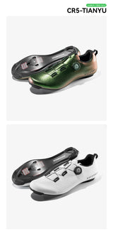 ROCKBROS Professional Cycling Shoes Knob Buckle Fastening Road Bike Self-Locking Shoes Bicycle SPD Cleats Shoes Cycling Footwear