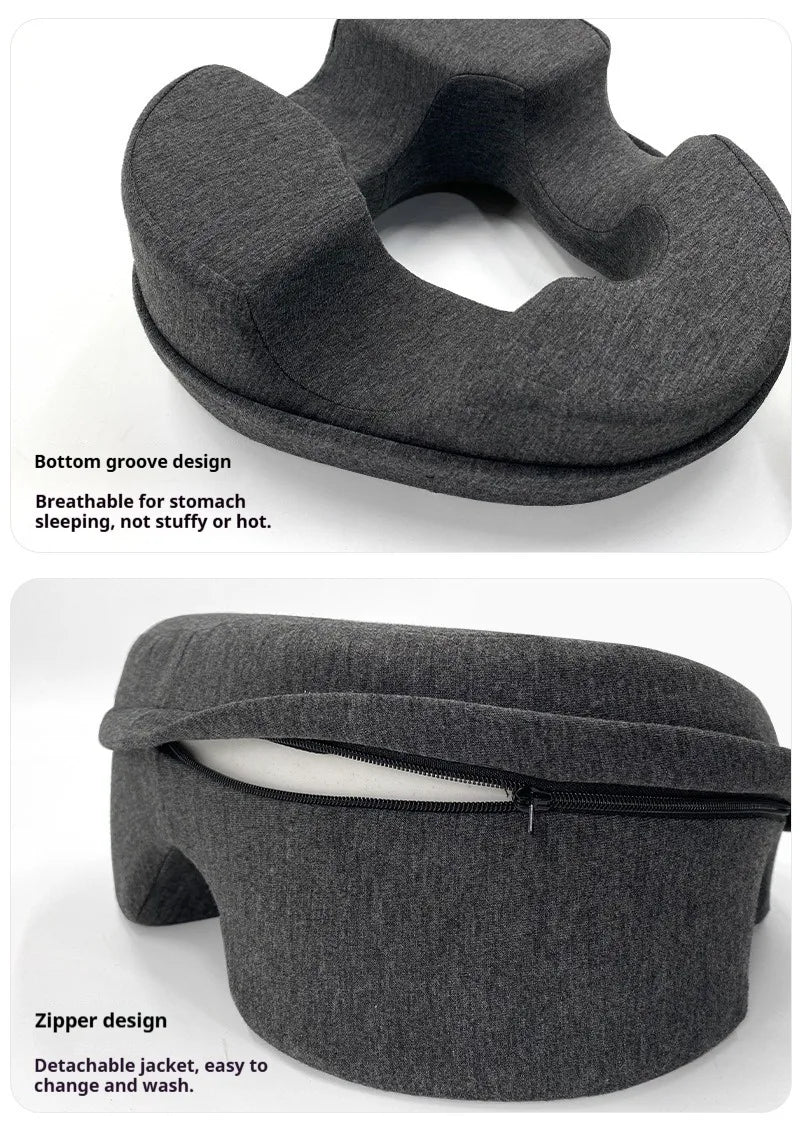 Professional Salon Facial Pillow for Face Down Massage, Ergonomic Face Cradle with Breathing Hole for Spa,Facial,Lash Extensions