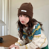 WinvyNee 100% Wool Knitted Beanie Hat – Women & Men