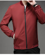 Men’s Classic Baseball Collar Casual Jacket