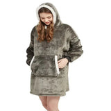 Oversized Fleece Hoodie Blanket