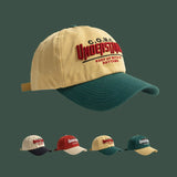 Adjustable Cotton Baseball Cap with Wide Brim