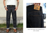 Sauce Zhan SZ6601-10OZ Men Jeans Selvedge Sanforized Denim Jeans Summer Indigo Jeans for Man Regular Fit Straight Leg 10 Oz