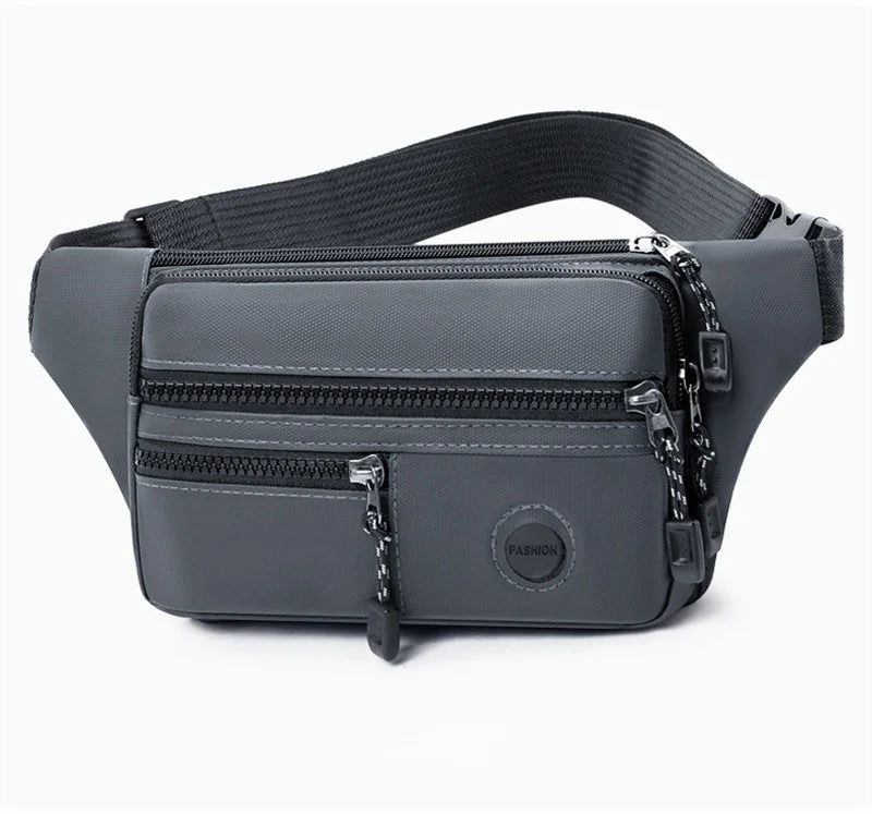 Fashion Unisex Waterproof Waist Bag Pack Male Belt Pouch Ladies Kangaroo Hip Phone Work Purse - Travel Gear for Men and Women
