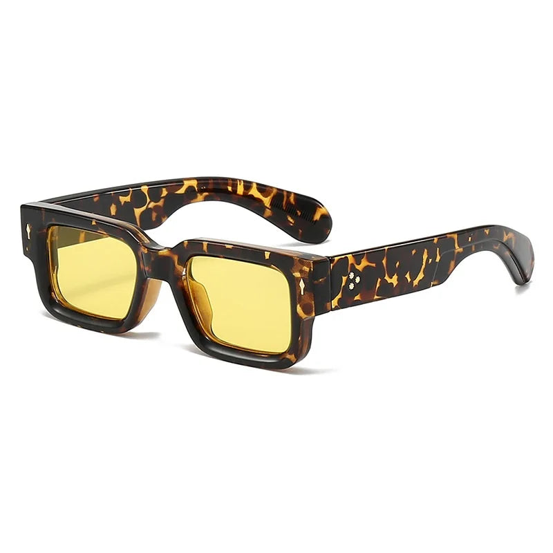 Retro Square Sunglasses – UV400 Luxury Shades