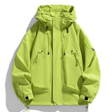 Men's Hooded Windbreaker Zip Jacket – Cargo Style