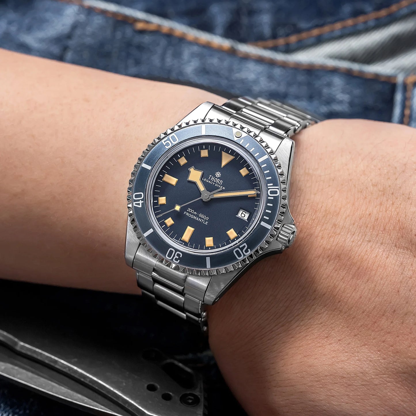 THORN T023 V2 Diver Watch Men PT5000 Automatic Watch 40Mm Mechanical Wristwatch Sapphire Waterproof 200M Vintage Luxury Watches