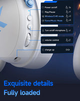 MCHOSE V9 Pro Electronic Sports Headset Three Mode Game USB Wireless 7.1 Channel Surround Sound Portable Headset with Microphone