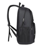 Fashion Minimalist Men’s Rucksack, Lightweight Nylon Backpack with Multiple Storage Slots for School & Weekend Trips