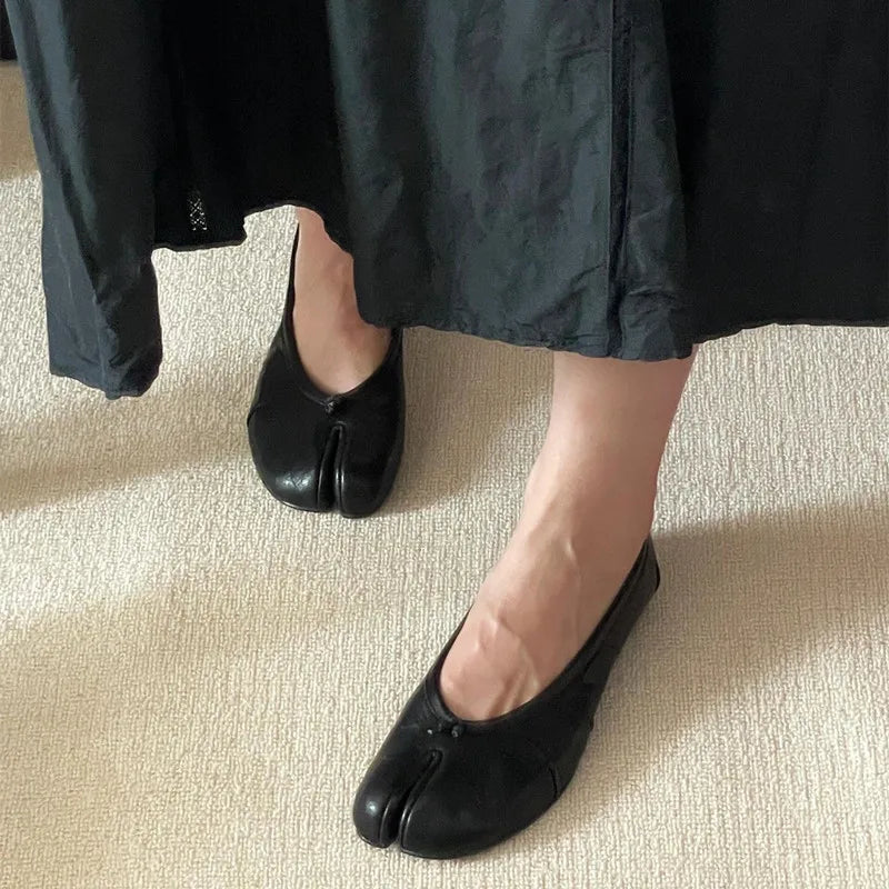 Split Toe Ballet Flats | Tabi Loafers for Women