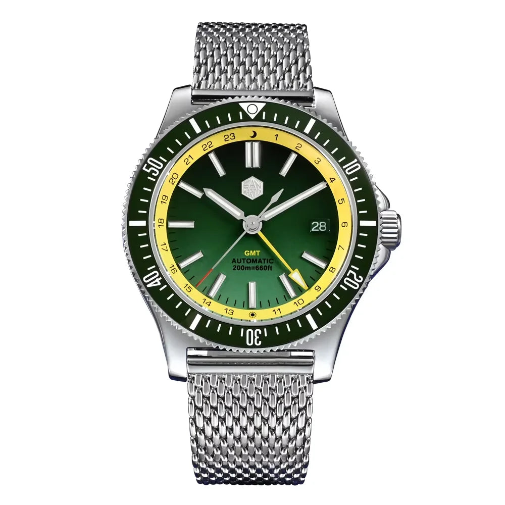 San Martin 41mm GMT Dive Watch – NH34 Automatic