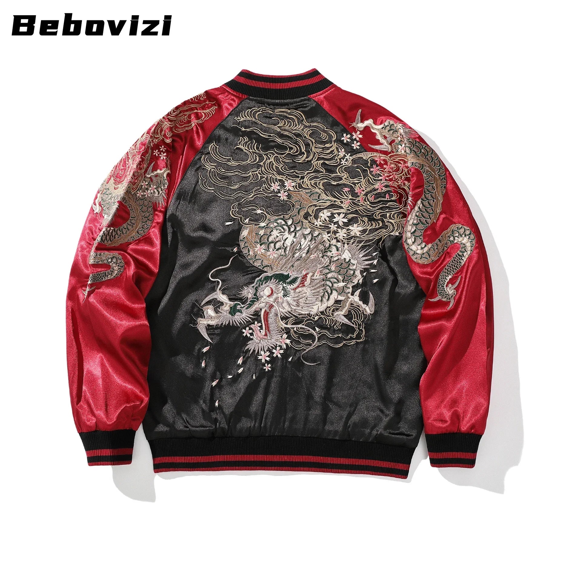 Dragon Embroidered Harajuku Jacket