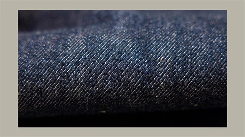 Red Tornado NOIR 21oz Selvedge Denim Straight Cut Jeans Indigo Rugged Style Men Pants