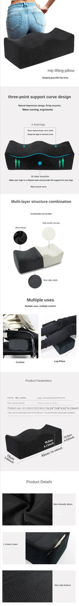 BBL Pillow Seat Pad Foam Buttock Cushion Sponge After Surgery Brazilian Butt Lift Pillow Hip surgery rehabilitation pillow