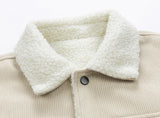 Men's Corduroy Fleece Jacket – Warm Winter Coat