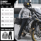 SULAITE Men's Waterproof Reflective Rain Suit – Jacket & Pants
