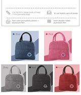 Insulated Lunch Bag Insulation Bento Pack for Men Women BPA Free Leakproof Food Container Carrier with Handle