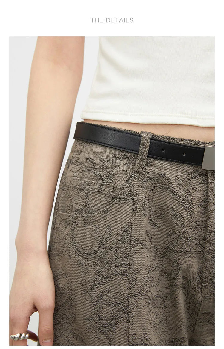 CHIC VEN New Women Jeans Loose Casual High Waist Wide Leg Denim Pants Paisley Female Trousers Spring Autumn 2026