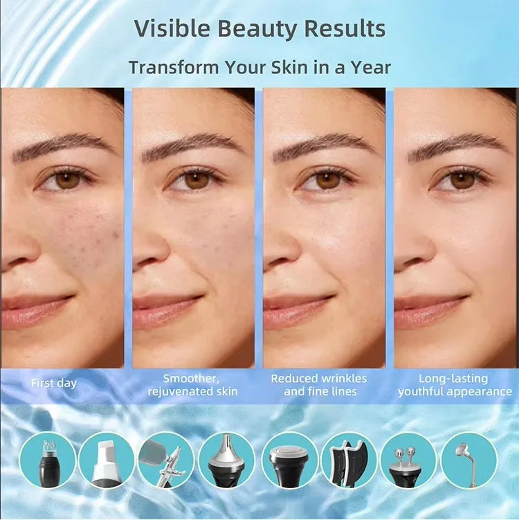 10-in-1 Hydra Facial Beauty Machine | Aqua Peel