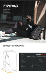 TANGCOOL Men Backpack Large Capacity 17 Inch Laptop Business Work Travel Backpack for Male Women Schoolbag
