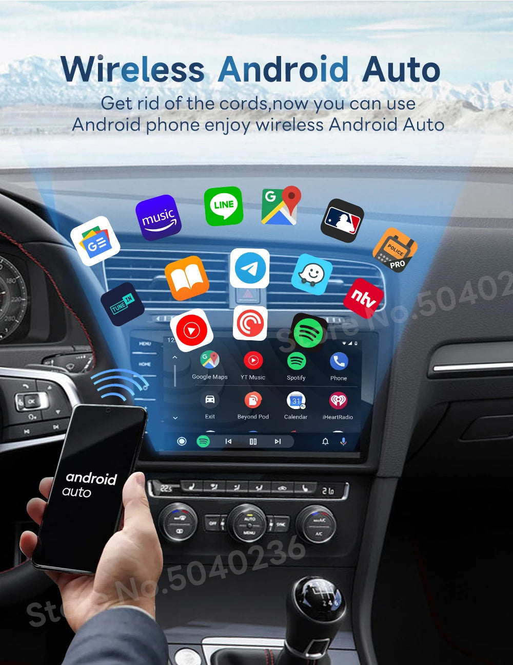 CarlinKit Wireless CarPlay & Android Auto Adapter