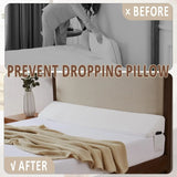 Bed Wedge Pillow-Adjustable 0-7" Gap Filler for Headboard & Mattress/Wall, Backrest, Bed Pillows for Snoring, Spinal Alignment