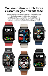 2026 New Accurate Diagnosis Smart Watch Body Fat ECG Blood oxygen BP Health Sport HD AMOLED Screen Call Smart Watches man woman