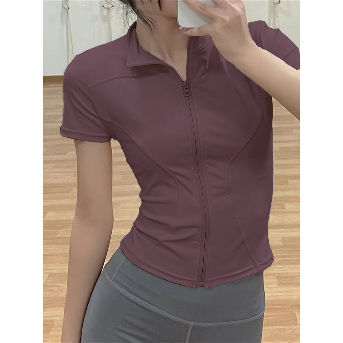 Women’s Slim-Fit Yoga & Running Top