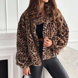 Leopard Print Casual Cardigan
