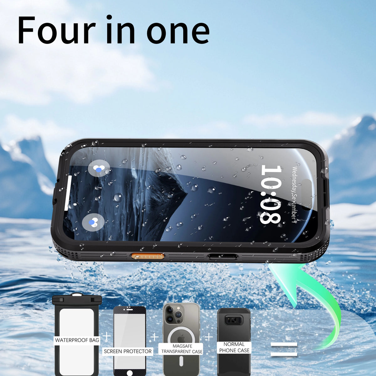 Shellbox Magnetic IP68 Waterproof Phone Case