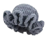 Colorful Crochet Ruffle Bucket Hat Warm Stretch Knit Hat Ruffle Brim Crochet Women's Fashion Handmade Beanie Hat tool tentacle