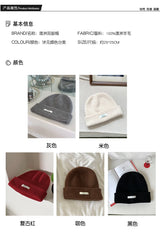 WinvyNee 100% Wool Knitted Beanie Hat – Women & Men