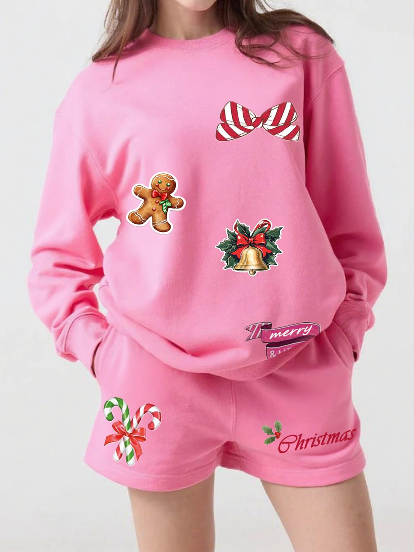 Women’s Festive Holiday Lounge Set