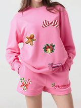 Women’s Festive Holiday Lounge Set