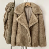 Plush Faux Fur Winter Overcoat