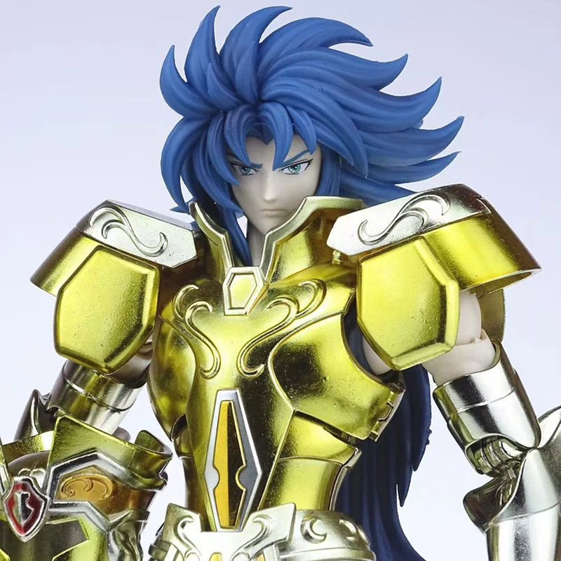 MST Saint Seiya Myth Cloth Aquarius Camus Leo Aiolia Capricorn Shura Gemini Saga Kanon Plus 3.0 Gold Knights of Zodiac Figure