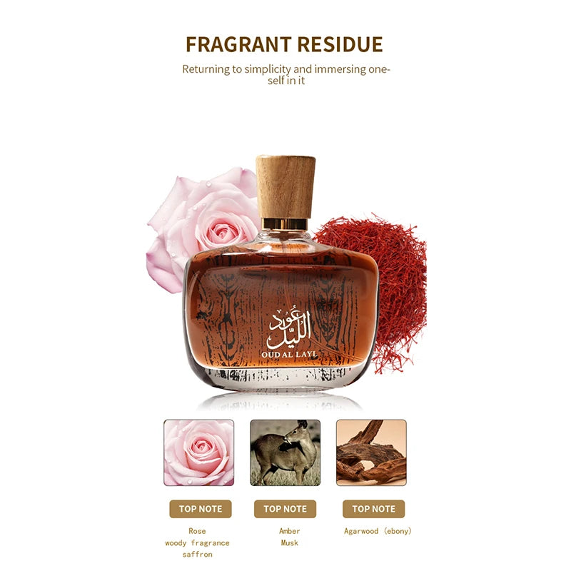 JEAN MISS Unisex Woody EDT – Sandalwood & Agarwood Perfume
