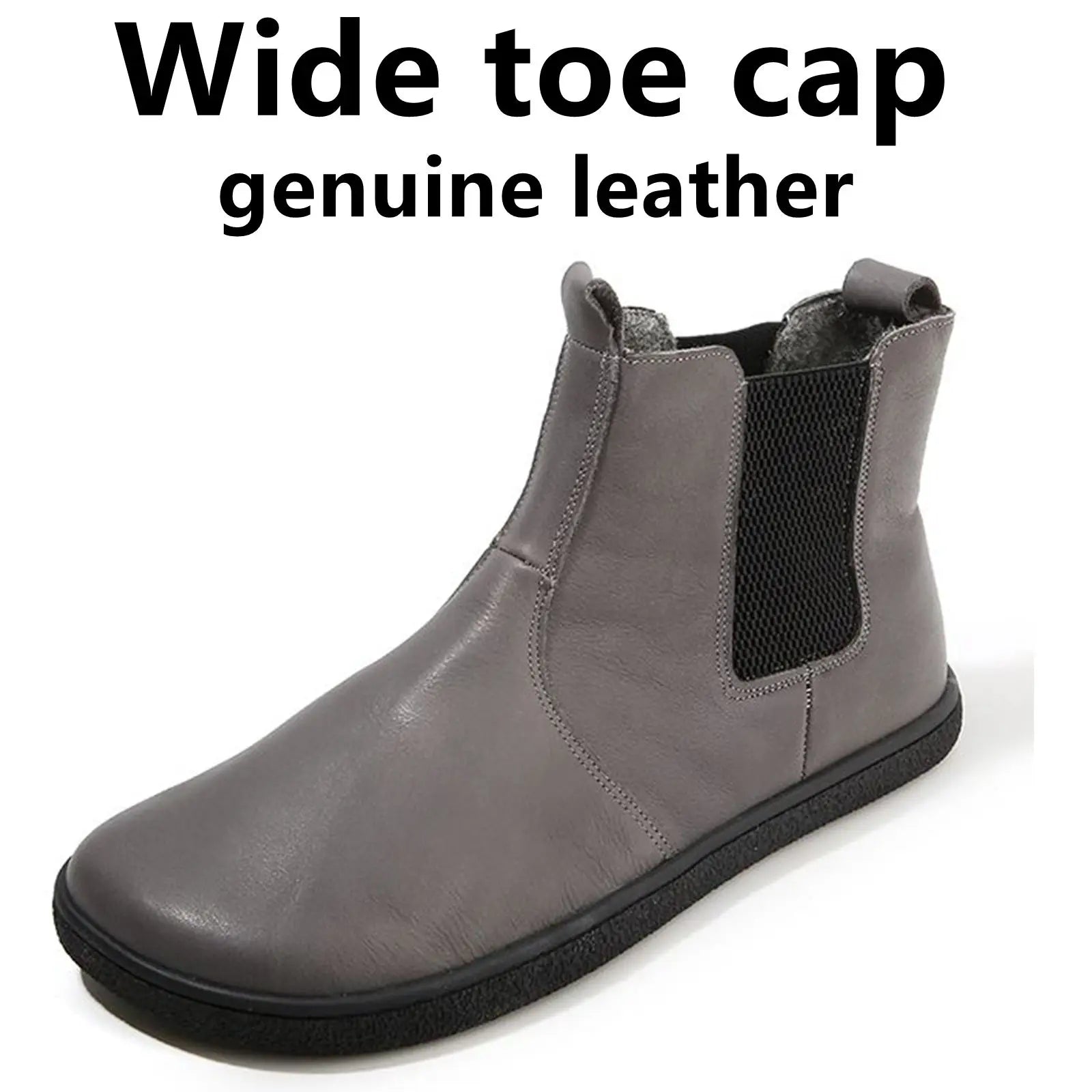 Men’s Barefoot Leather Chelsea Boots