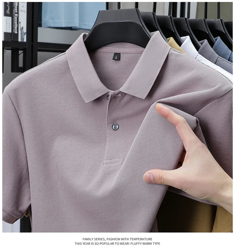 Men's Premium Cotton Polo Shirt – 19 Colors
