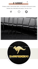 KAIDIFEINIROO Kangaroo Brand Alligator Pu Leather Shoulder Crossbody Bag Clutch Hand Bags for Mother Small Women Handbags New