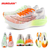 IRUNSVAN Men Running Shoes Breathable Sports Shoe Lightweight Marathon Carbon Plate Sneaker Casual Comfortable Athletic Training